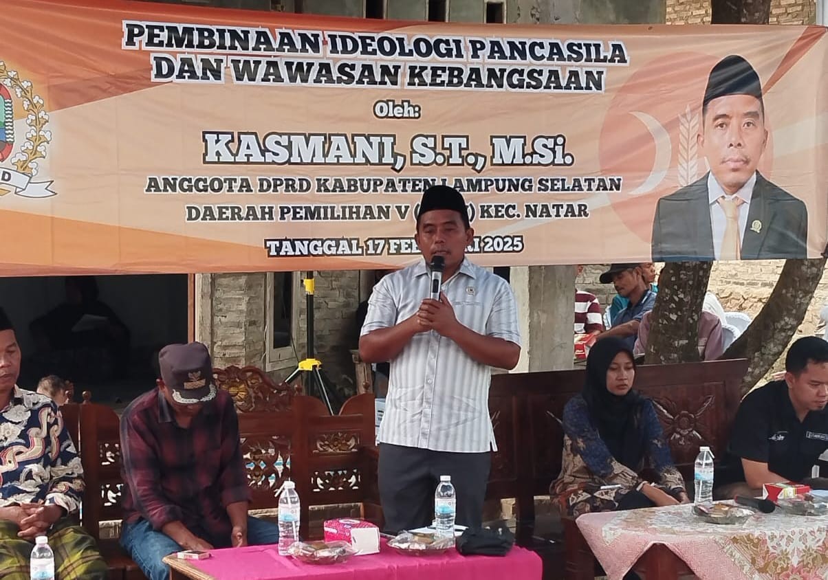 Anggota DPRD Lampung Selatan Kasmani Sosialisasi IPWK
