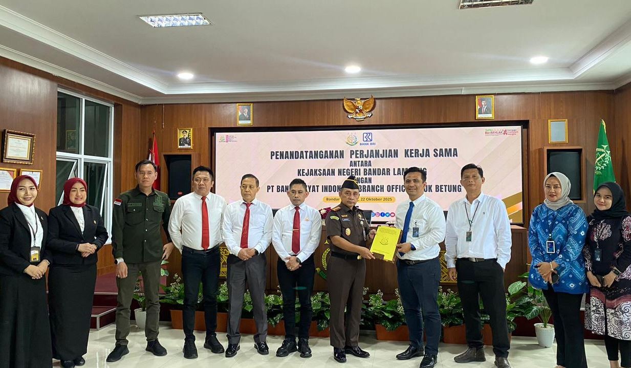 BRI Kanca Teluk Betung Gandeng Kejari Bandar Lampung, Komitmen Perkuat Kepatuhan Hukum Perbankan