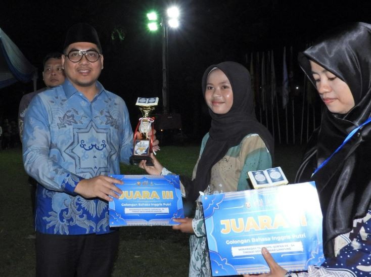 Wakil Wali Kota Deddy Amarullah Menutup Musabaqah Tilawatil Quran Ke-54 Tingkat Kota