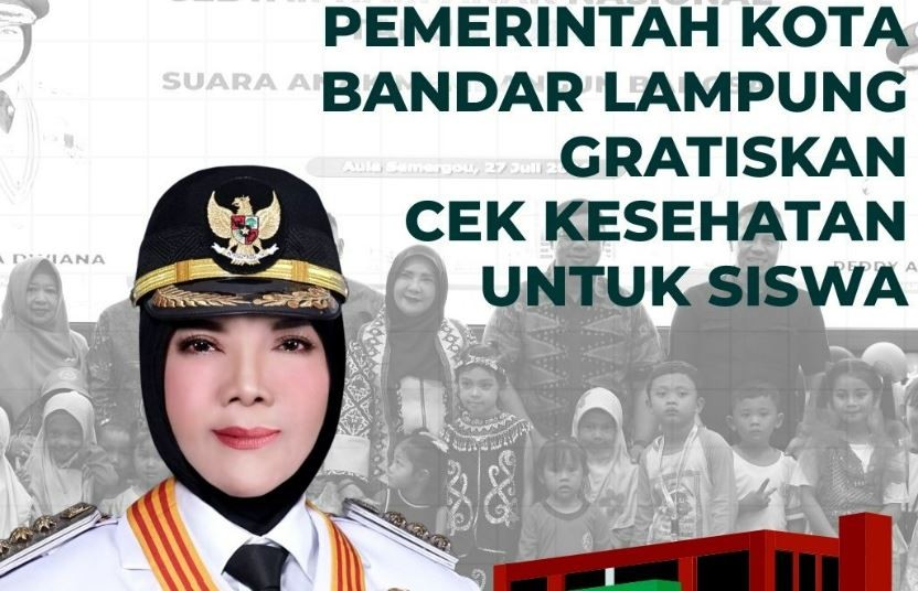 Pemkot Bandar Lampung Gratiskan Cek Kesehatan untuk Siswa
