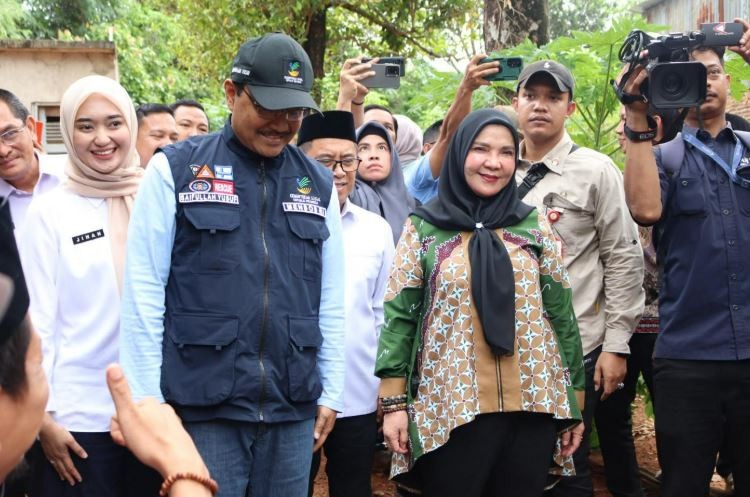 Wali Kota Bandar Lampung Eva Dwiana Hadiri Kunjungan Kerja Mensos Saifullah Yusuf di Bandar Lampung