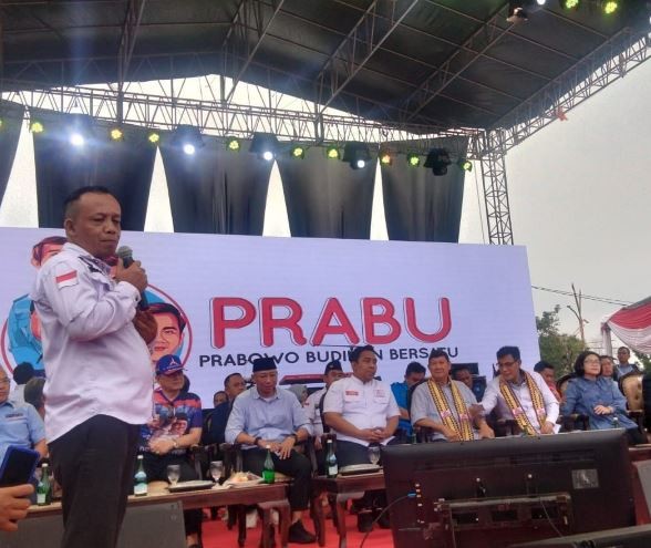 Pelantikan Pengurus DPD Prabu Lampung Dihadiri Hashim Djojohadikusumo dan Budiman Sudjatmiko