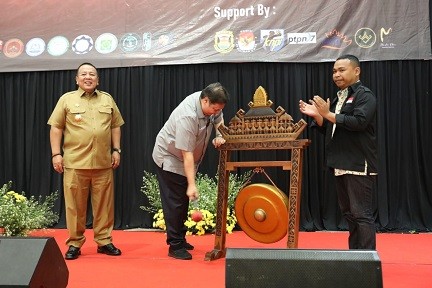 Airlangga Hartanto Didampingi Gubernur Arinal Buka Kongres Nasional HMI Ilmu Politik Indonesia VIII