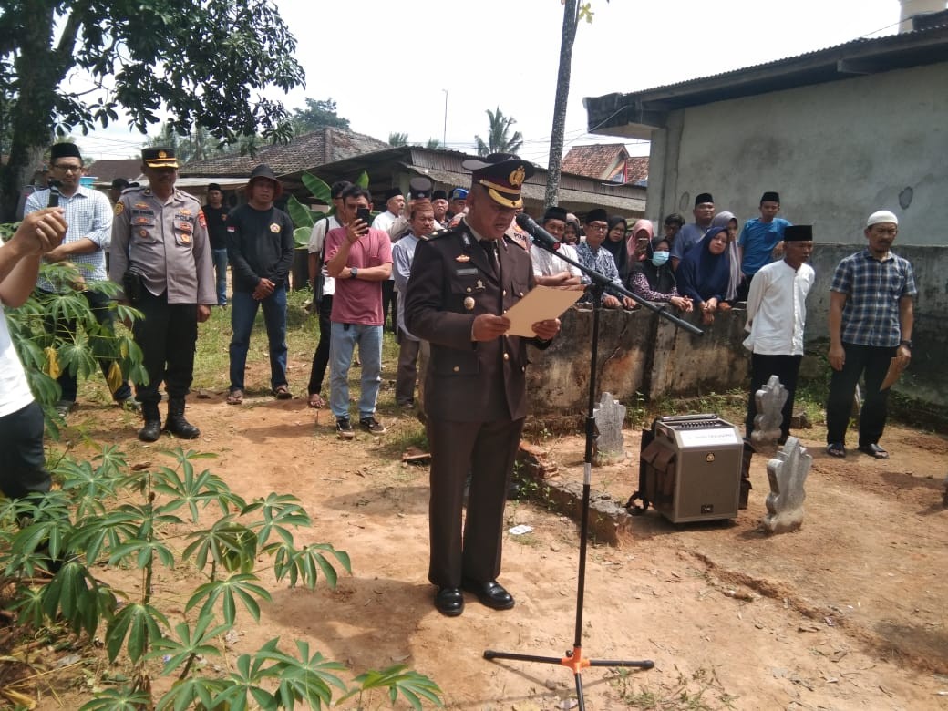 Polres Lampung Timur Gelar Upacara Pemakaman Purnawiran Polri