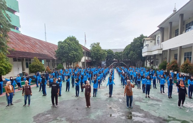 YJI Lampung Gelar Senam Jantung Sehat Remaja dan Pelatihan Bantuan Hidup Dasar 