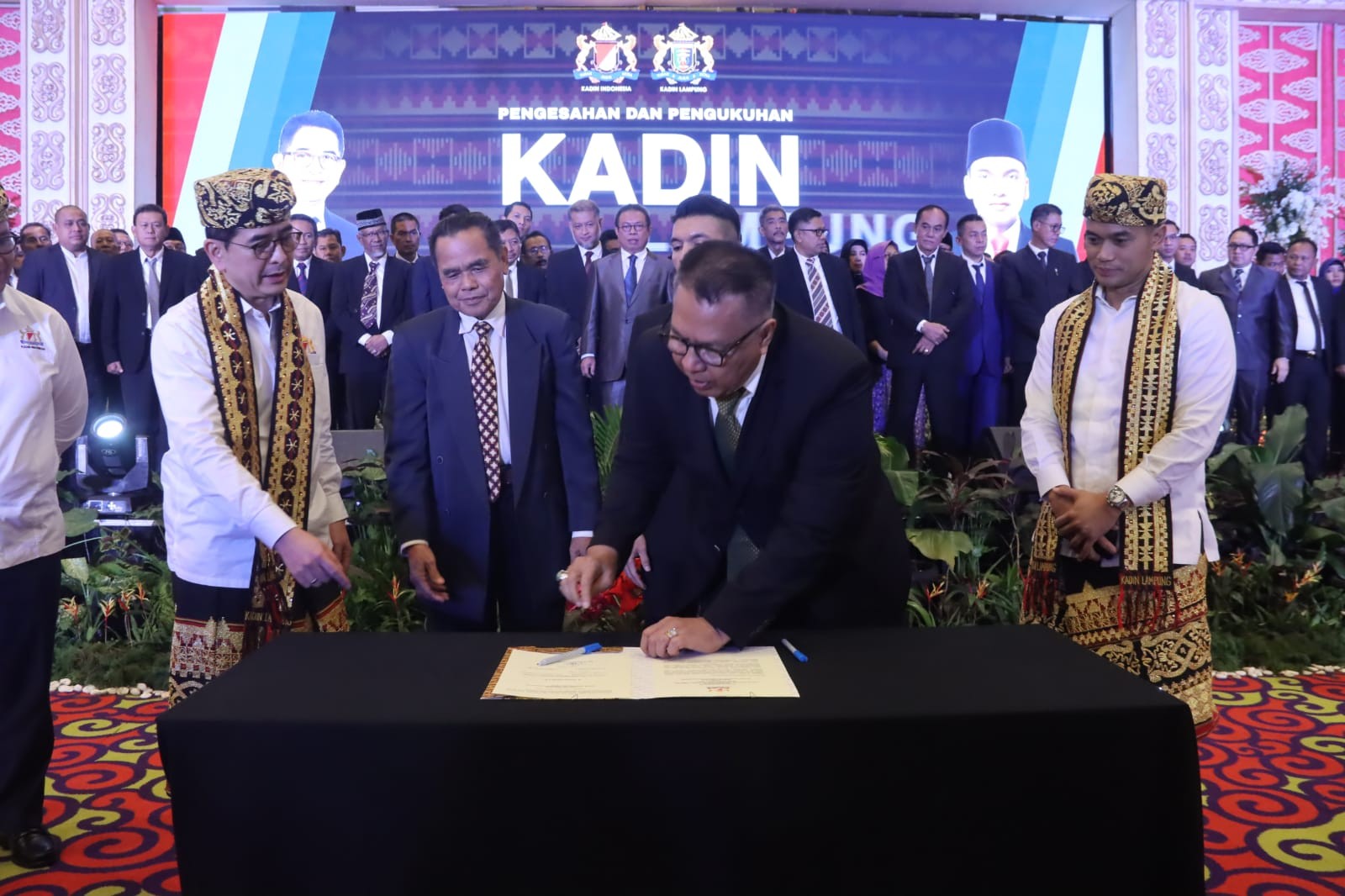 Pengukuhan dan Pelantikan Pengurus KADIN Lampung Masa Bhakti 2022-2027