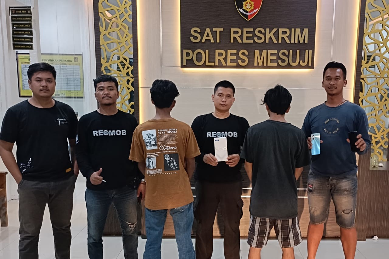 Polres Mesuji berhasil mengungkap Kasus Pencurian dengan Pemberatan serta Penadah barang hasil Curia