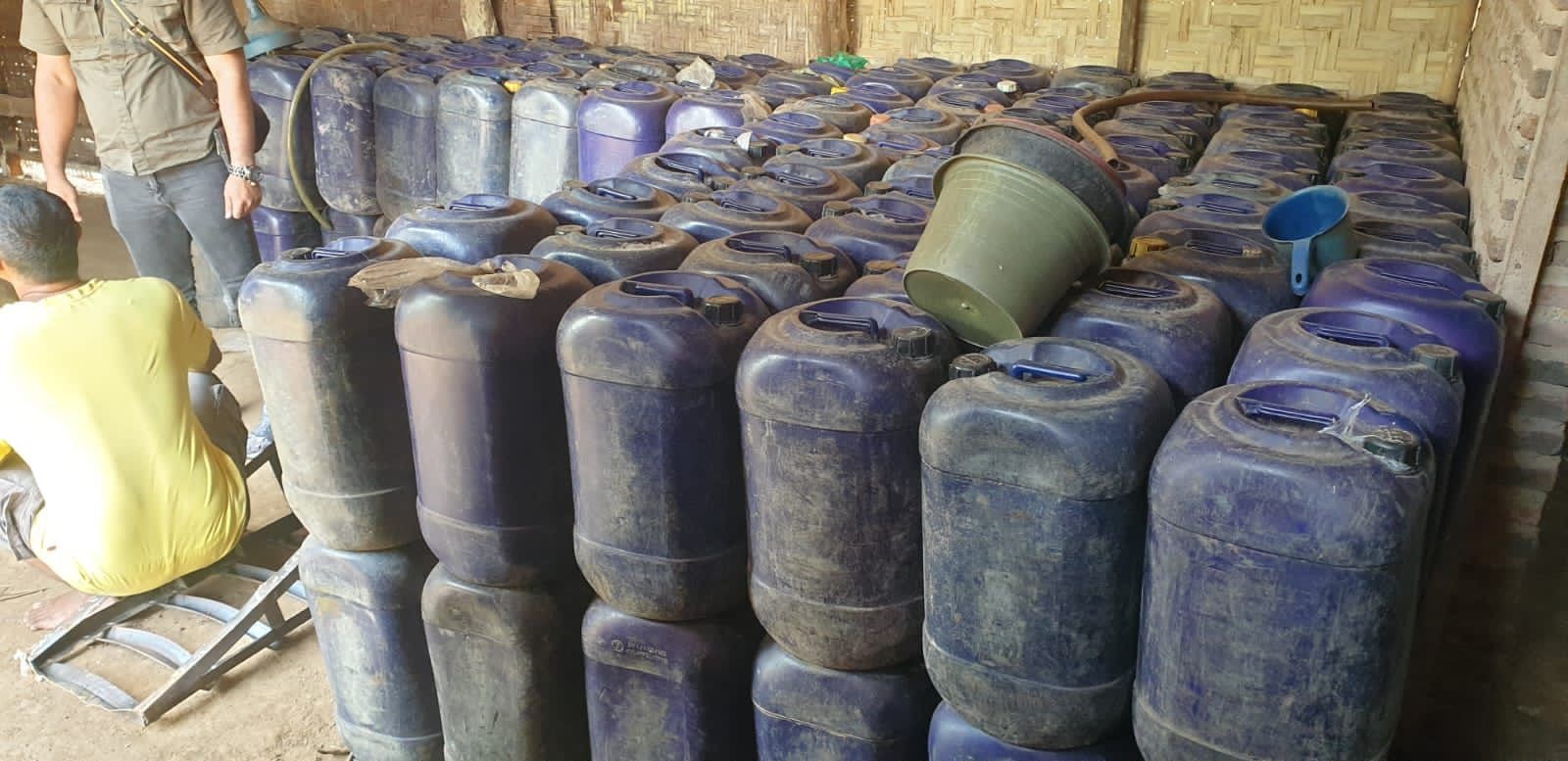 Polda Lampung, Ungkap Pemalsuan BBM 8.9 Ton