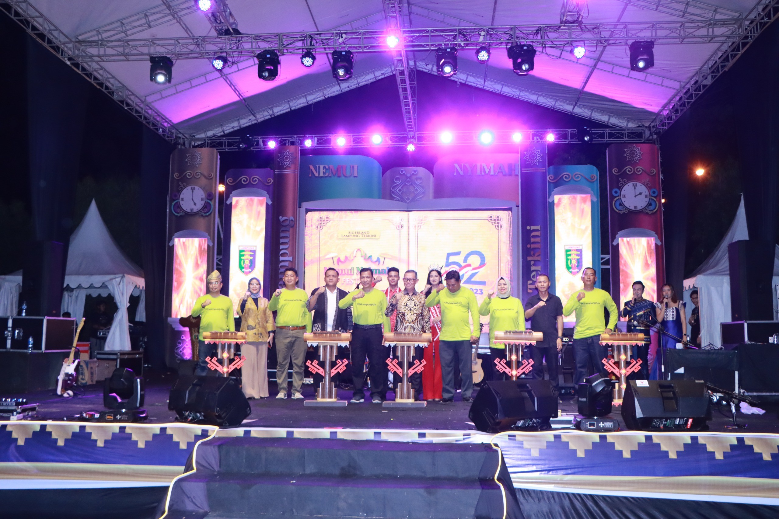 Festival Nemui Nyimah Tahun 2023 Resmi Dibuka, Simbol Kebersamaan, Keharmonisan, dan Kekayaan Budaya