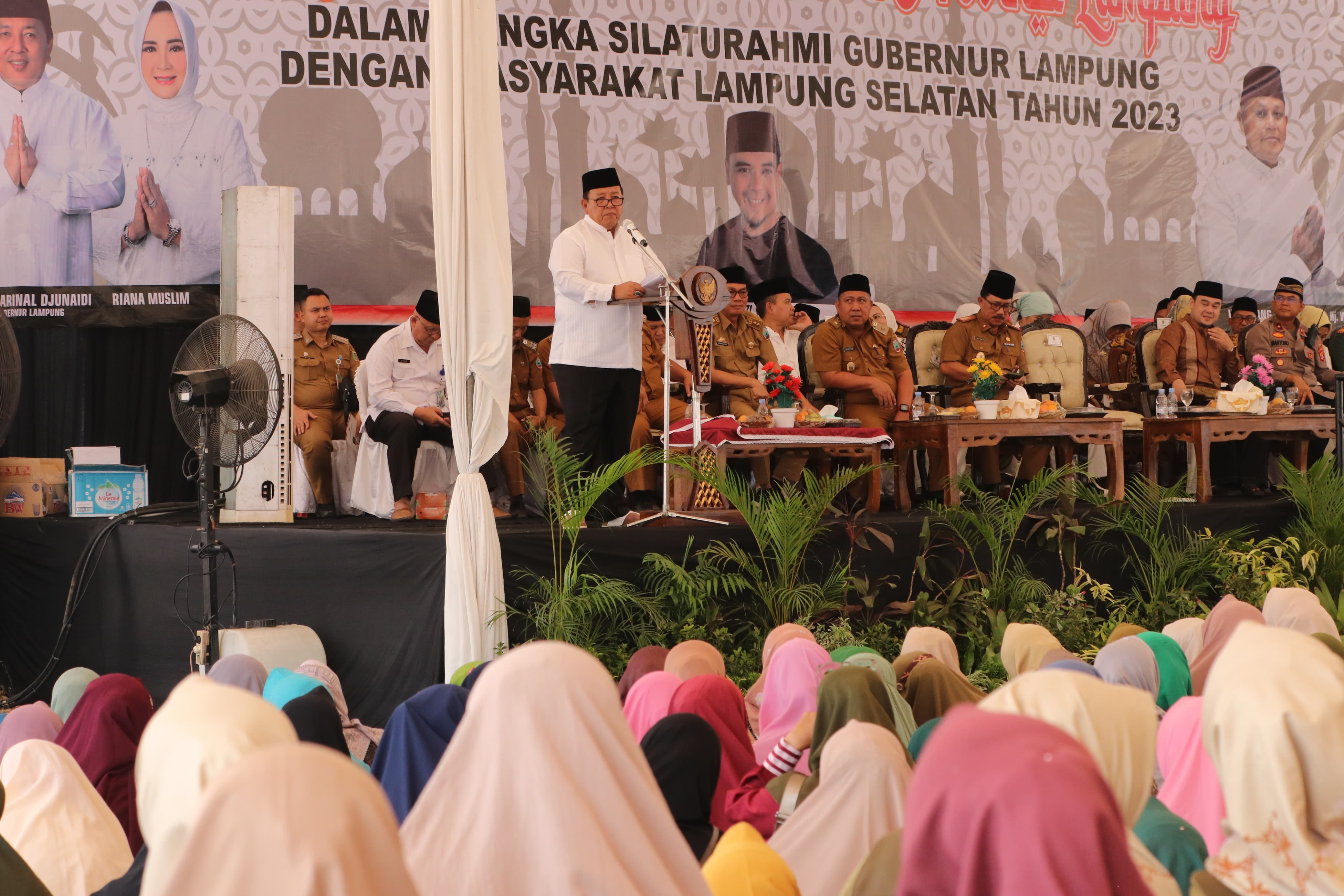 Pemerintah Provinsi Lampung Gelar Pengajian Akbar di Kabupaten Lampung Selatan