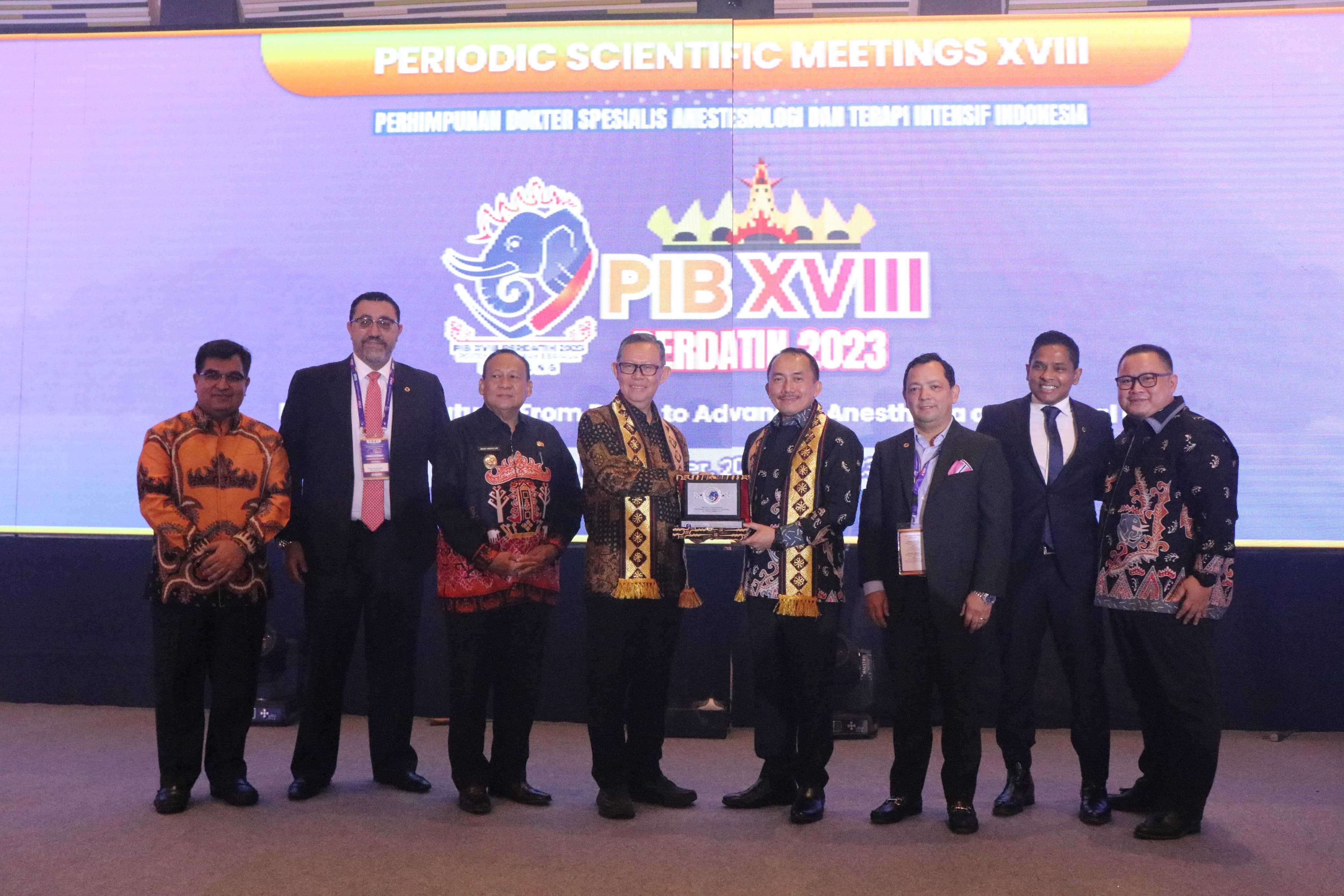 Sekdaprov Lampung Buka Pertemuan Ilmiah Berkala Perhimpunan Dokter Anestesiologi dan Terapi Intensif