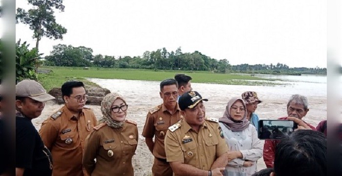 Jebol Lagi, Wakil Bupati dan DPRD Lampung Selatan Tinjau Lokasi