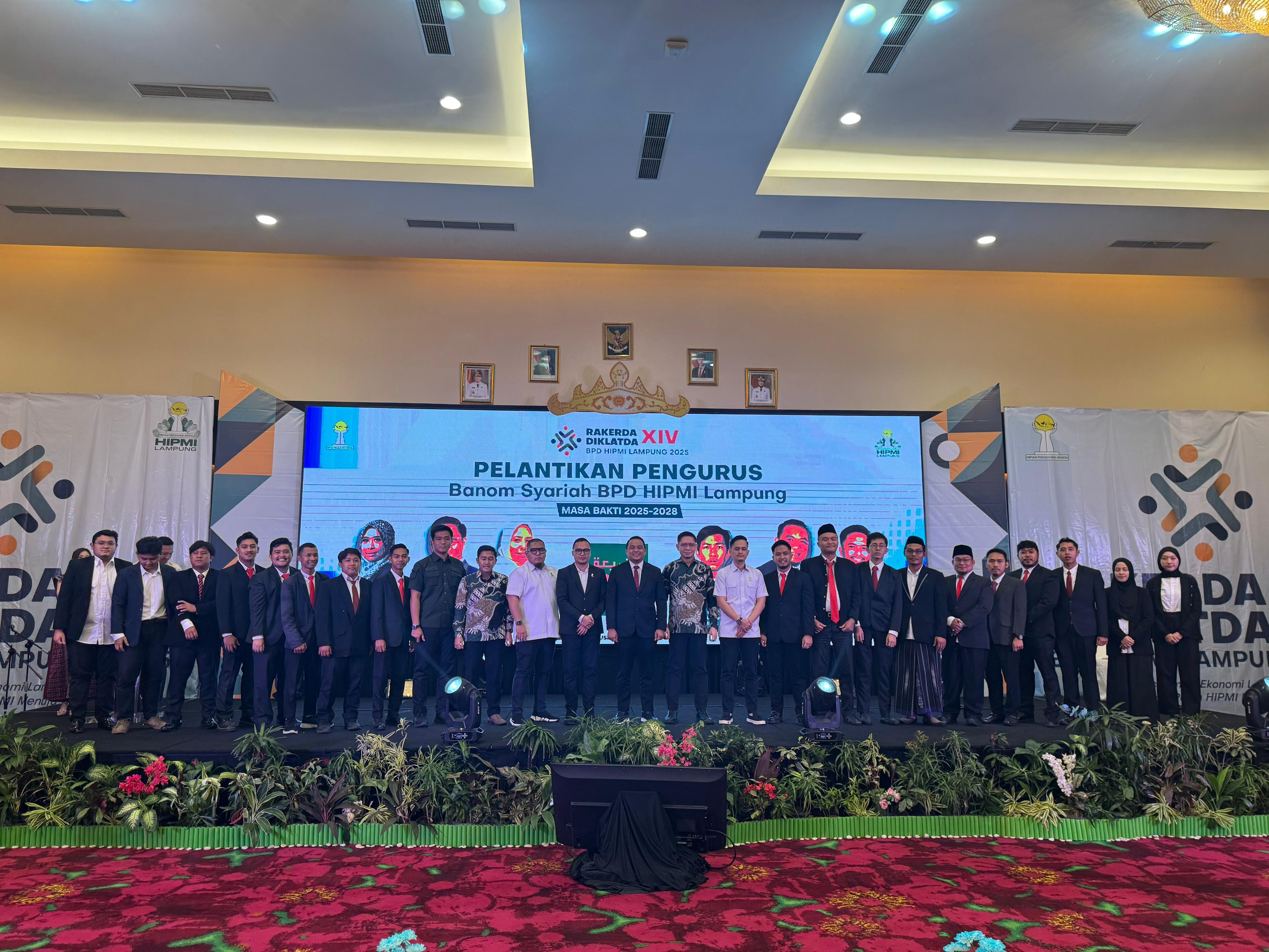 Pengurus HIPMI Syariah Lampung Dilantik, Siap Dorong Ekonomi Syariah dan Wisata Halal