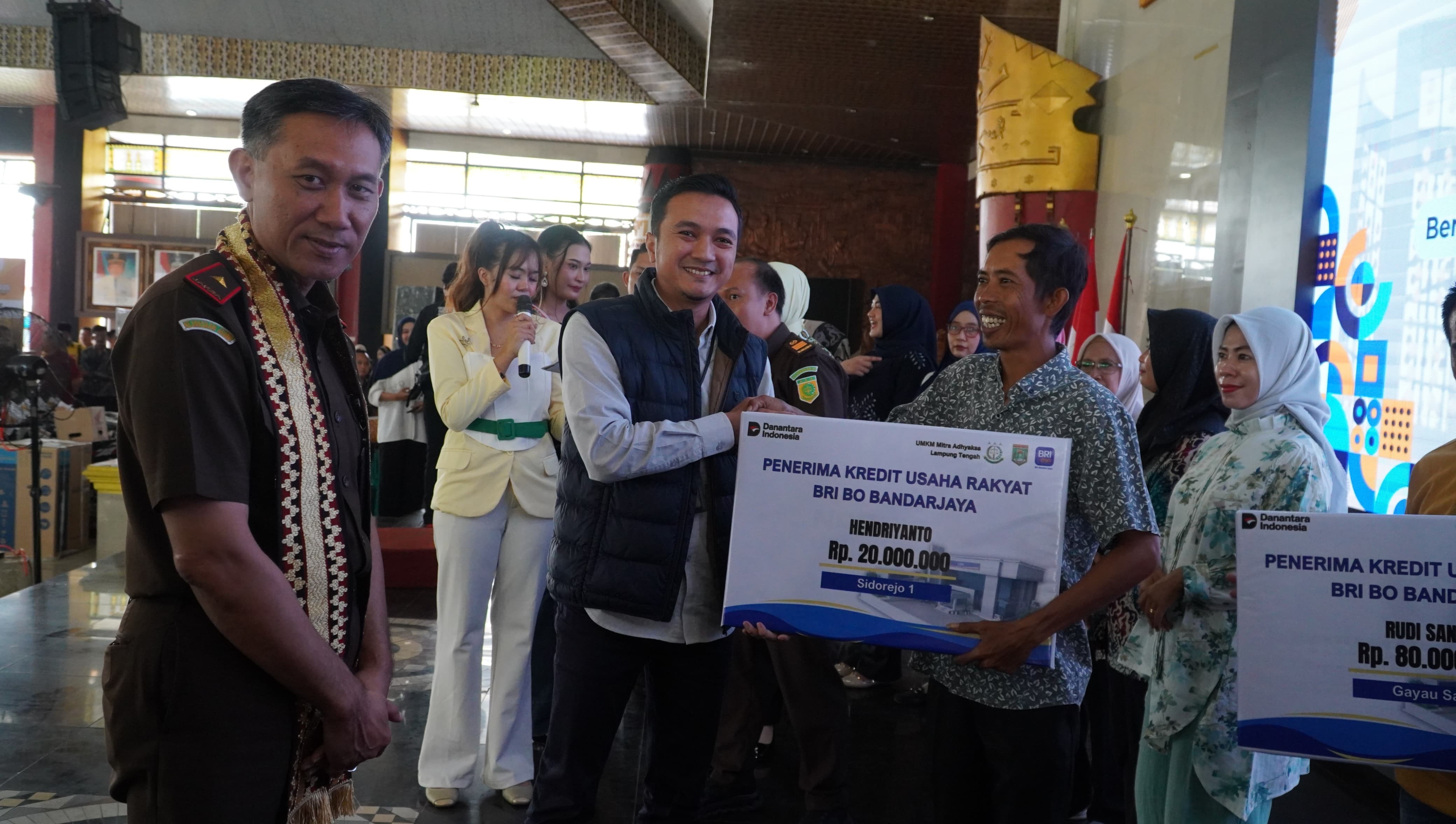 Dukung UMKM Daerah, BRI Kanca Bandarjaya Berpartisipasi di Launching & Festival UMKM 2025 Lamteng