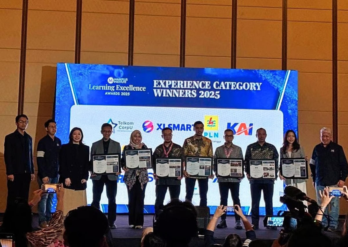 KAI Raih Learning Excellence Awards 2025 dari MarkPlus Institute