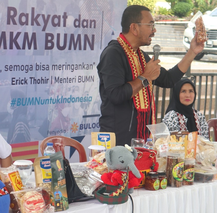 Keren, BSI Dukung UMKM di Pasar Rakyat BUMN di Pesawaran