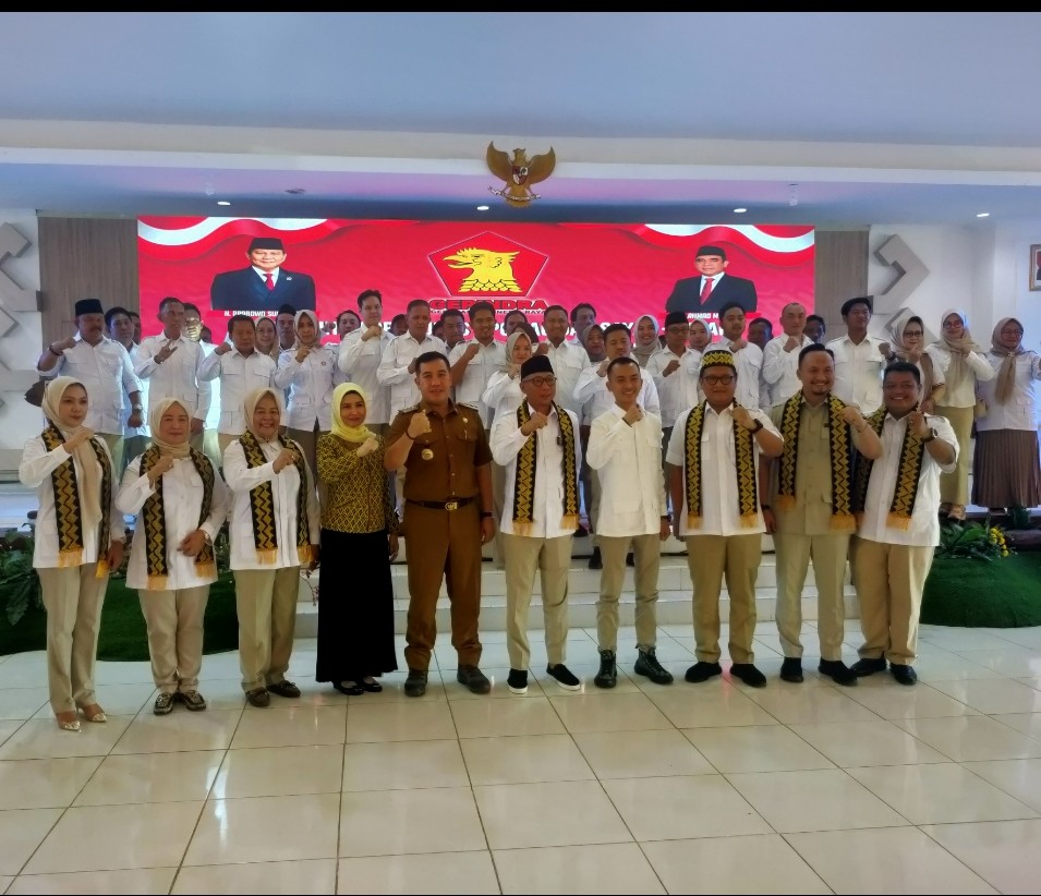 PENGUKUHAN PENGURUS DPC,PAC DAN SAYAP-SAYAP PARTAI GERAKAN INDONESIA RAYA KABUPATEN PESAWARAN