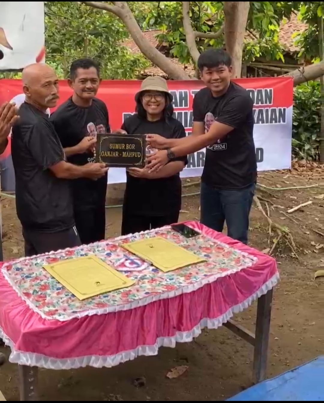 Ganjar Mahfud Terus Bergerak Bantu Masyarakat Yang Membutuhkan Air Bersih