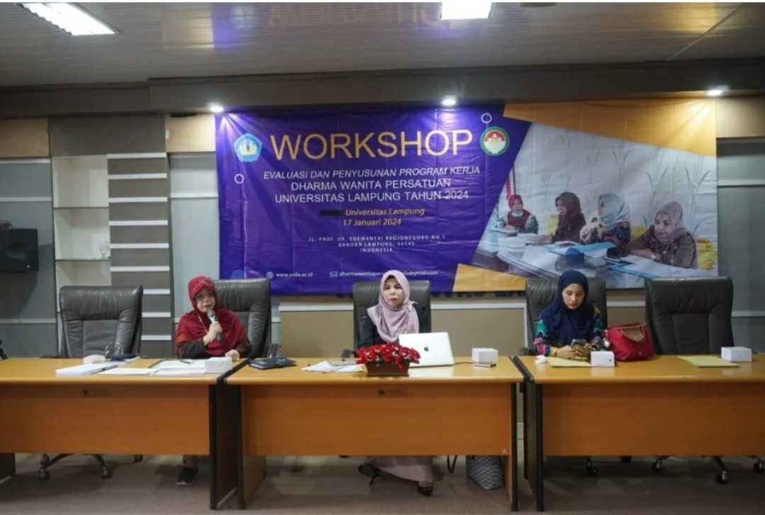 DWP Unila Gelar Workshop Evaluasi dan Penyusunan Progja 2024