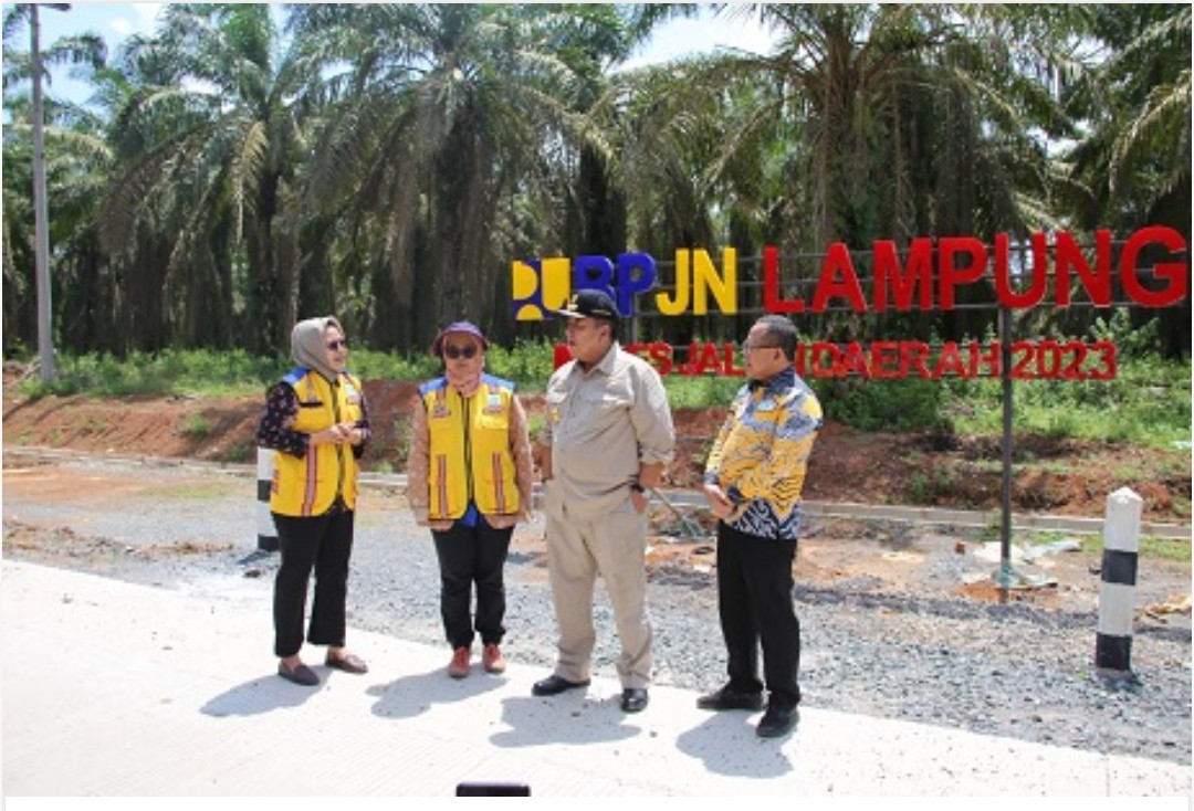 Gubernur Arinal Pantau Sejumlah Jalan dan Jembatan dalam Kunker ke Mesuji