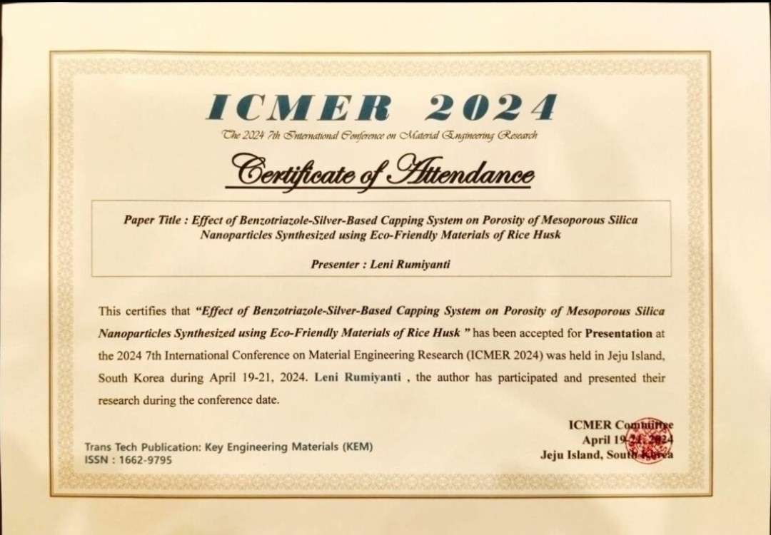 Dosen FMIPA Raih Penghargaan “Best Oral Presentation\\\" di Korea Selatan