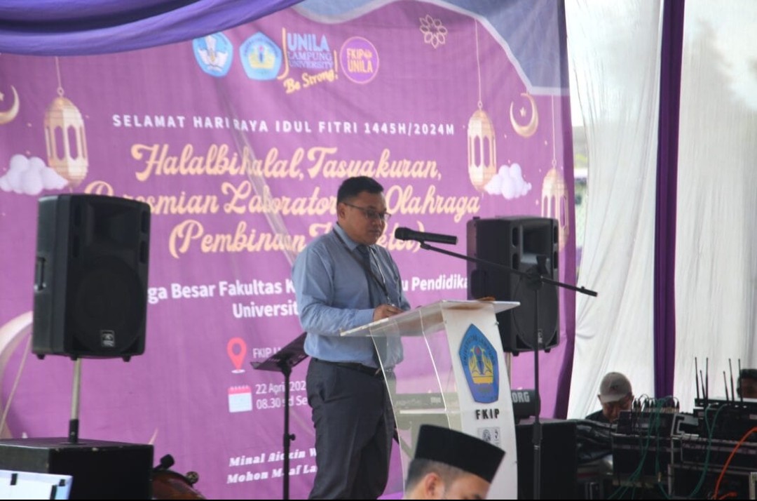 FKIP Unila Gelar Peresmian Laboratorium Pendidikan Olah Raga dan Halal Bihalal