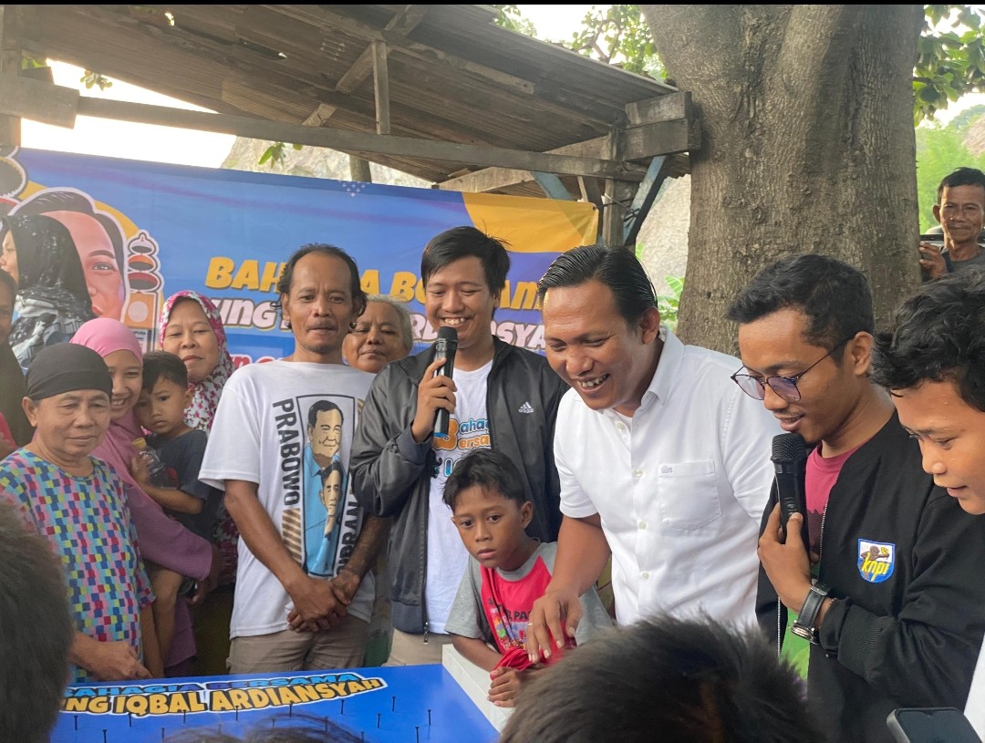 Emak-emak Sukarame Padati Fun Games Milenial Bung Iqbal