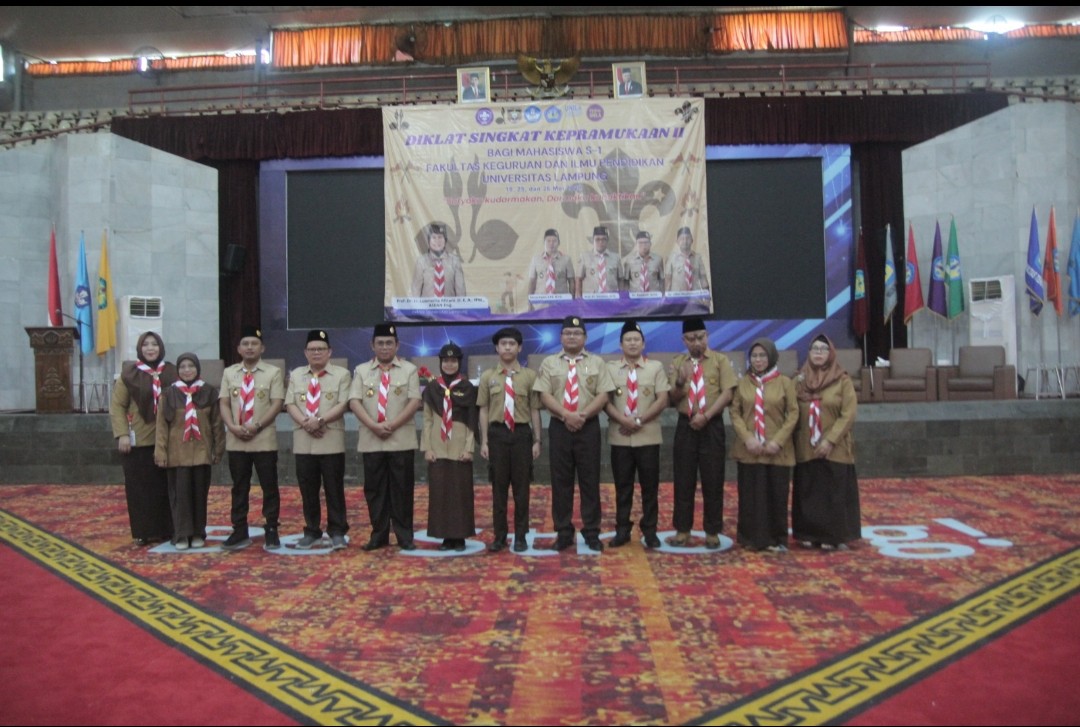FKIP Unila Dorong Nasionalisme Lewat Diklat Kepramukaan