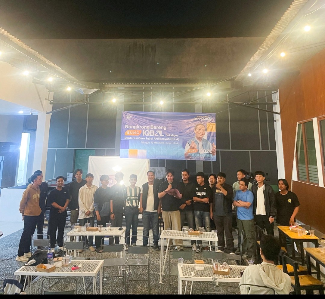 Relawan Cees Iqbal Ardiansyah  Deklarasi Dukung  Bung Iqbal Maju Walikota Bandar Lampung 2024