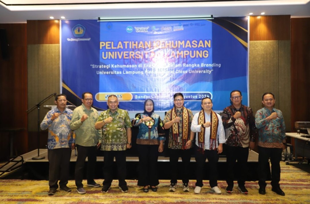 Tingkatkan Strategi Efektif Pengelolaan, Unila Adakan Pelatihan Kehumasan