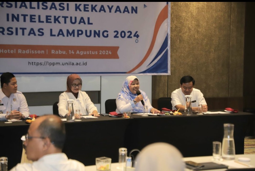 Sentra HKI LPPM Gelar Pelatihan Komersialisasi Kekayaan Intelektual Unila