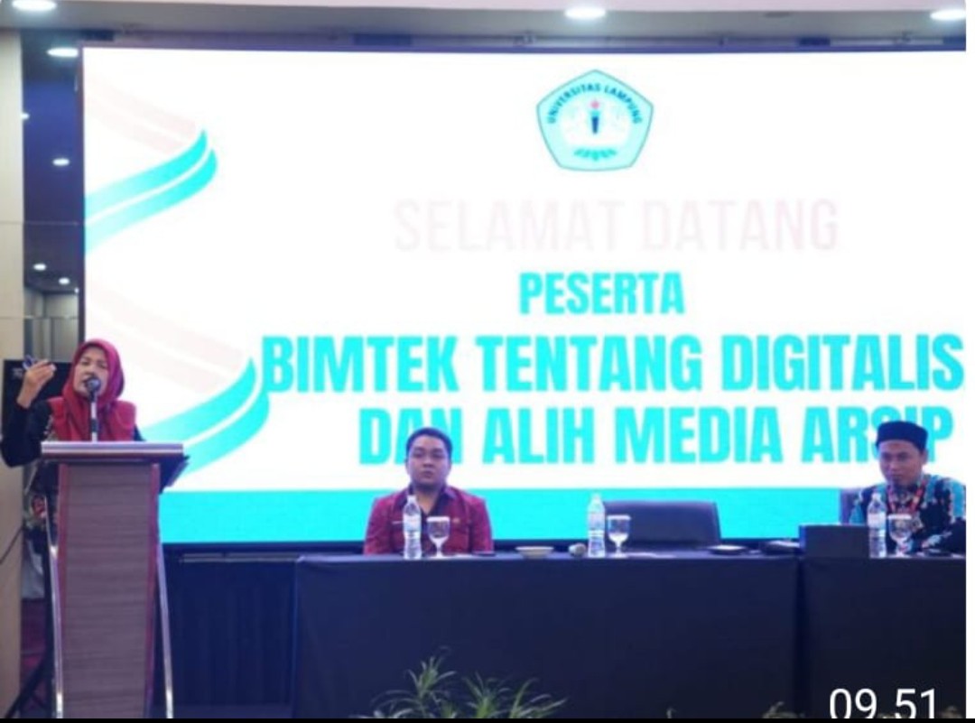 Unila Gelar Bimtek Digitalisasi Arsip, Langkah Maju Menuju Tata Kelola Arsip Modern