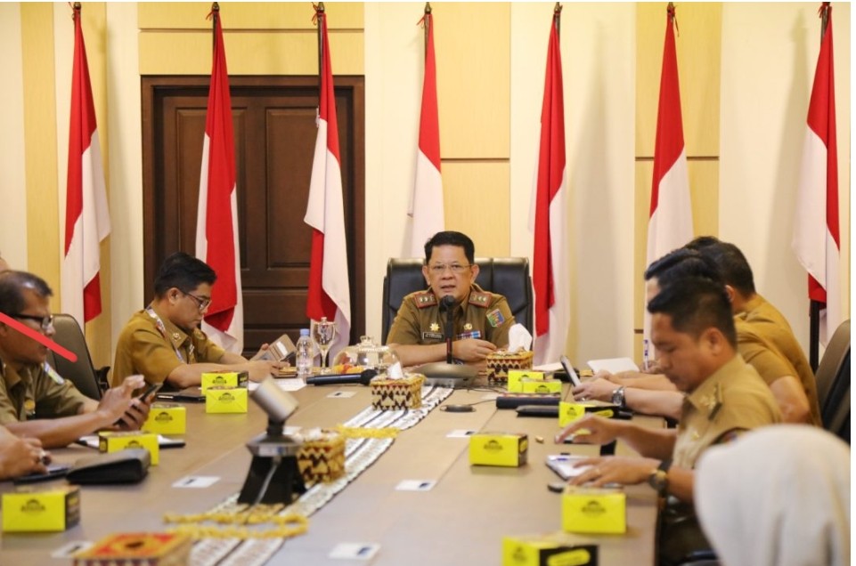 Pemprov Lampung Gelar Rapat Persiapan Kunjungan Kerja Pj. Gubernur ke Pringsewu 