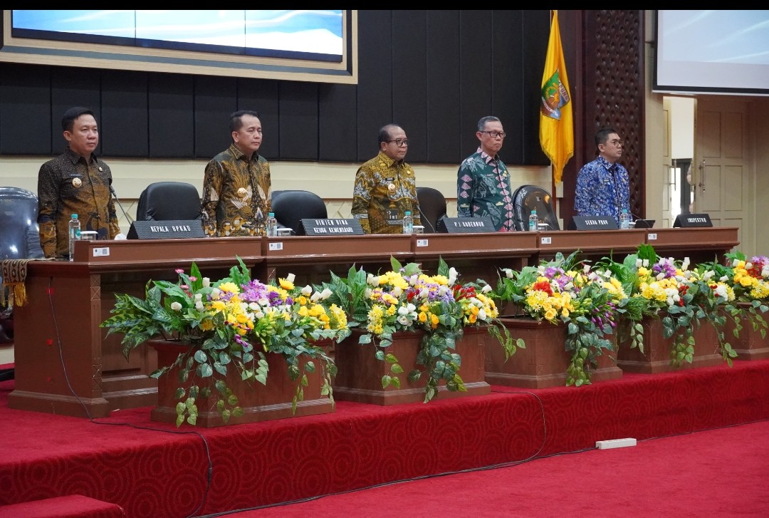 Pj.Gubernur Lampung Buka Kegiatan  Kebijakan Nasional dan Daerah untuk Penyusunan APBD 2025