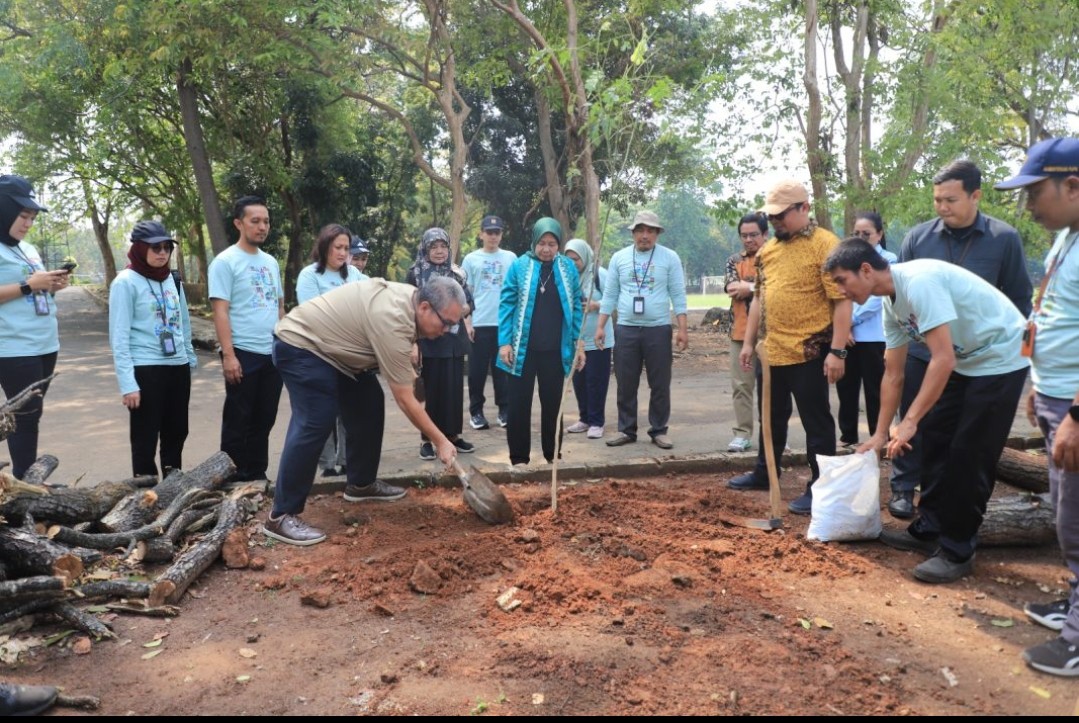 BPPW Lampung dan Unila Adakan Aksi Penanaman Pohon