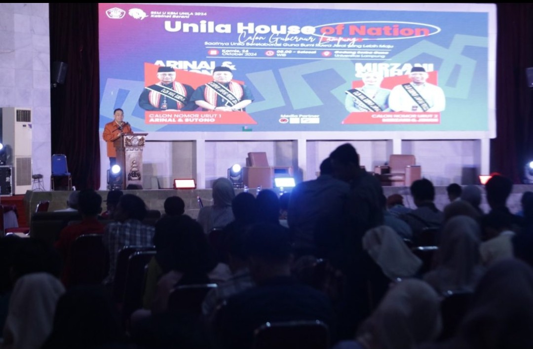 Unila Jadi Pusat Dialog: Paslon Gubernur Beradu Gagasan di ‘House of Notion’
