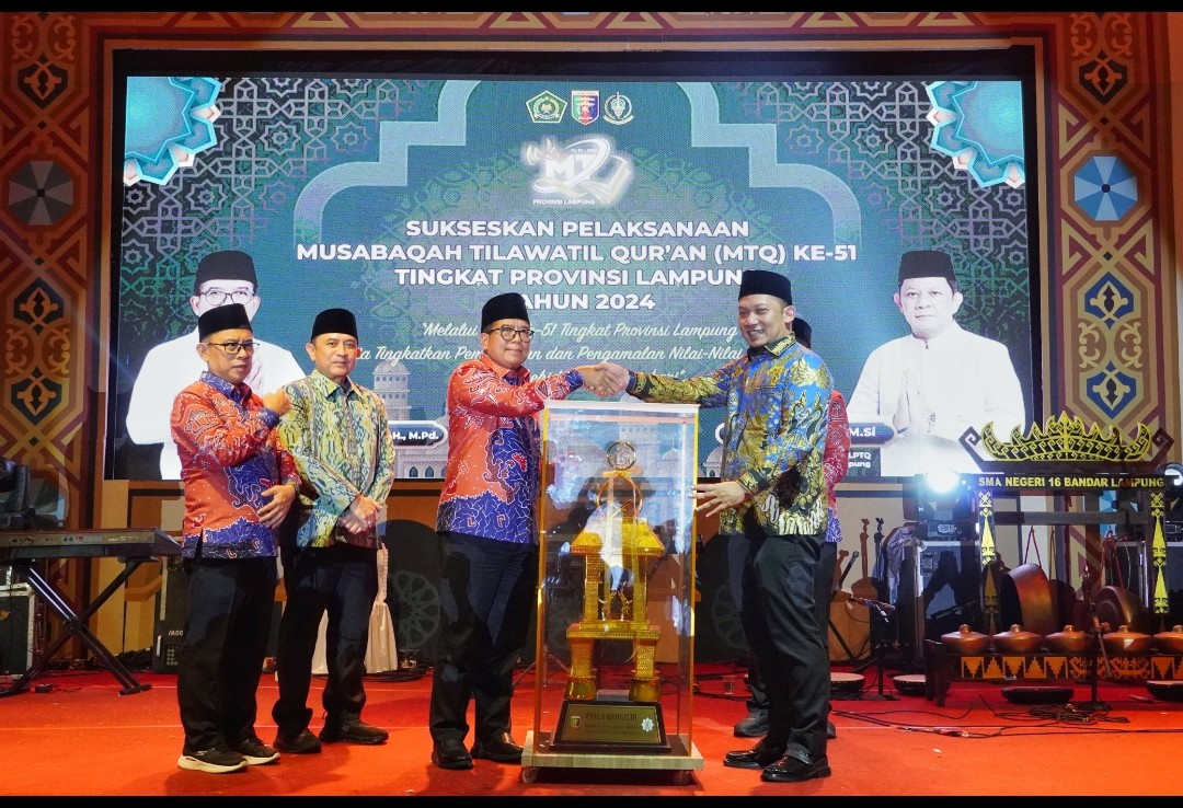 Pj. Gubernur Lampung Buka MTQ ke-51 Tingkat Provinsi Lampung