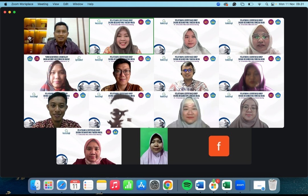 FKIP Unila Gelar Sertifikasi Kompetensi  Skema Desainer Multimedia Muda   