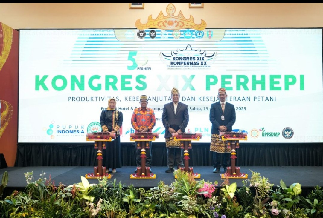 Unila Sukses Gelar Kongres dan Konfernas PERHEPI, Dorong Pertanian Berkelanjutan