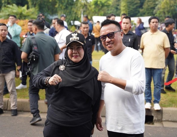Wali Kota Bandar Lampung Terpilih Eva Dwiana jalani Gladi Bersih di Monas