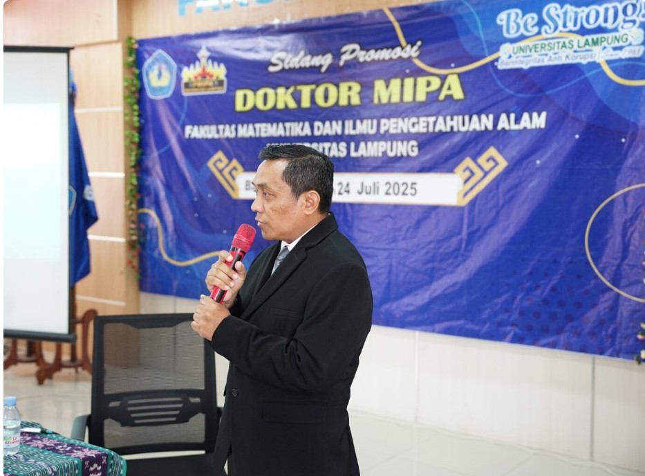 Syaiful Bahri Raih Gelar Doktor ke-26 FMIPA Lewat Riset Senyawa Bioaktif Mangrove