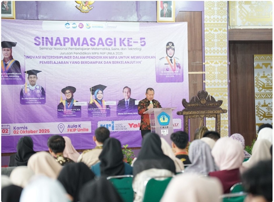 Unila Gelar Semnas Sinapmasagi ke-5 Dorong Inovasi Pendidikan Interdisipliner