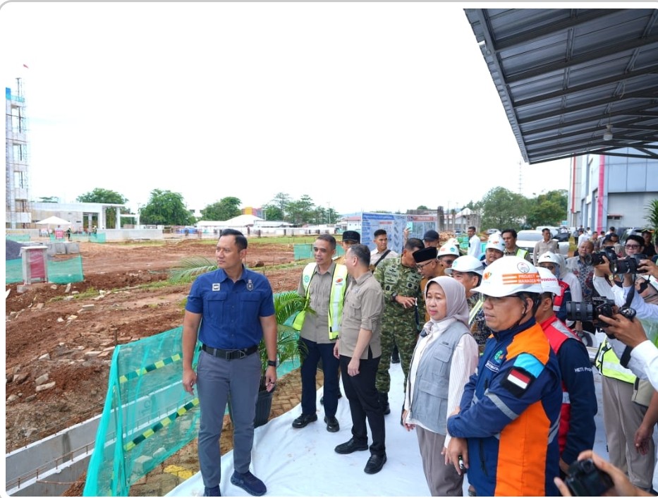 Menko Infrastruktur dan Gubernur Lampung Tinjau Progres Pembangunan RSPTN Unila