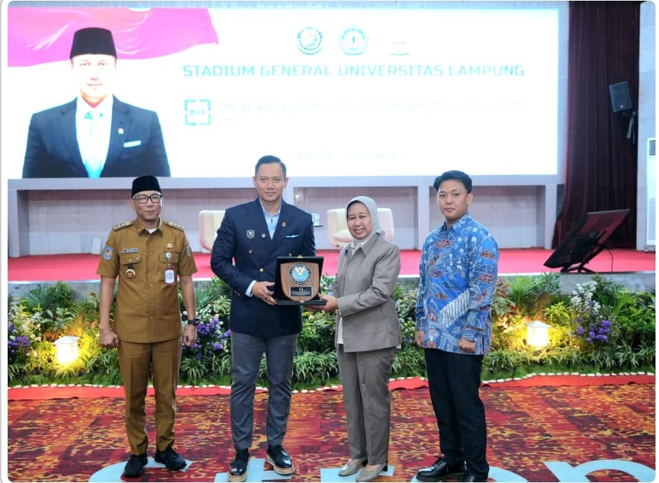 Unila dan AHY Ajak Mahasiswa Sinergi Indonesia Emas 2045