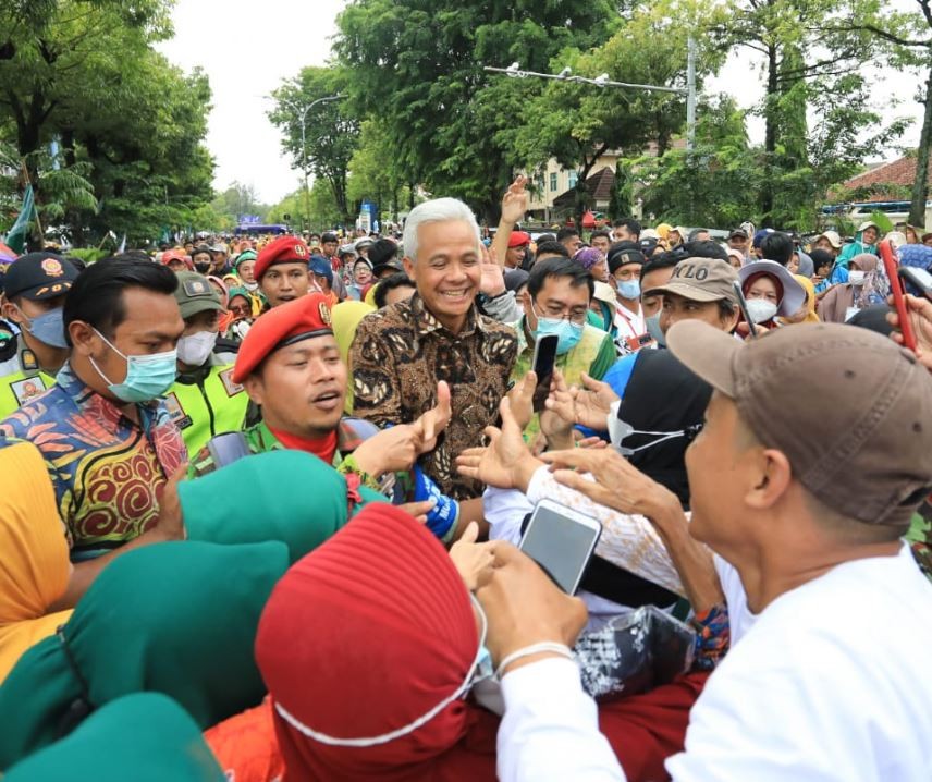 Balon Presiden 2024 Ganjar Pranowo Hadiri Muktamar Muhammadiyah
