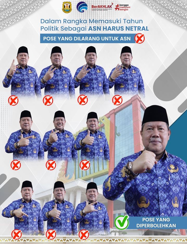 Menyambut tahun politik ASN di lingkungan Pemkot Bandar Lampung diwajibkan Netral