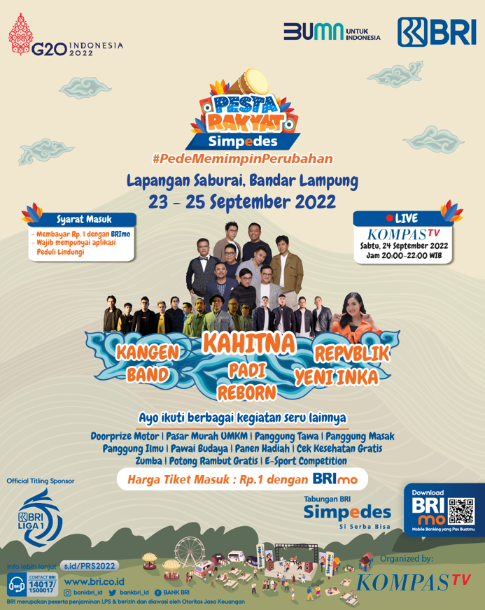 Hadirkan Produk Unggulan, 118 UMKM Siap Ramaikan  Pesta Rakyat Simpedes Bandar Lampung 2022