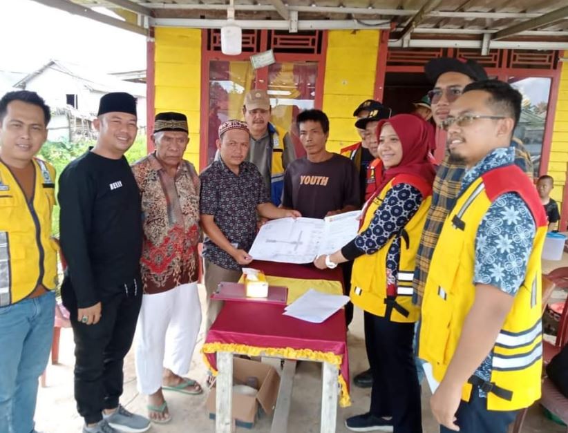 Pemkab Mesuji BangunJembatan Gantung Sungai Cambai dengan Bantuan Program Nasional