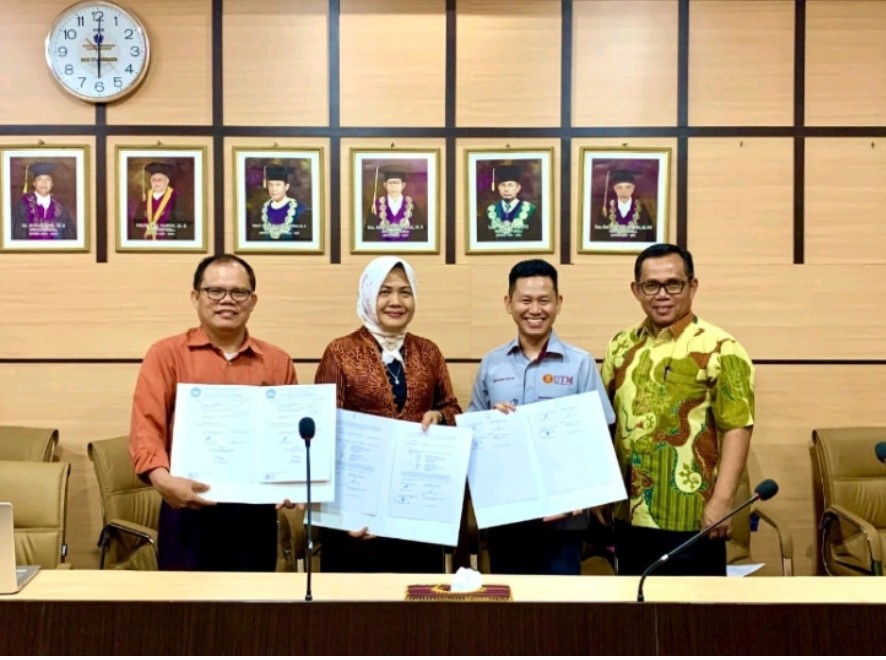 Tandatangani Implementation Agreement Bersama UTM, FKIP Unila Go International.