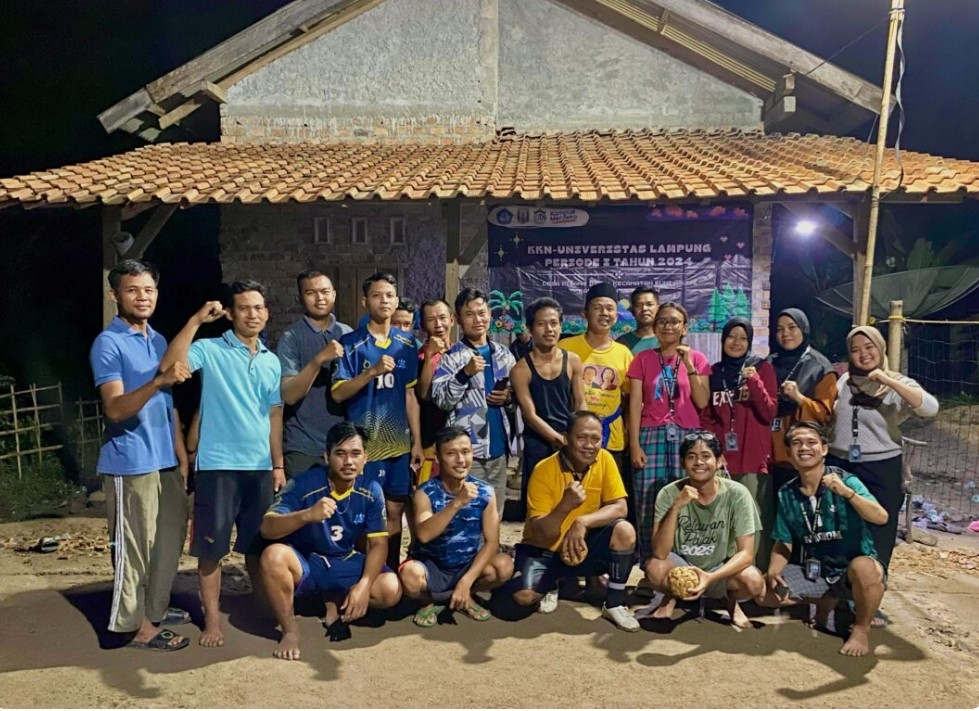 Mahasiswa KKN Serta Pemuda Adakan Lomba Takraw Kampung Pisang Indah